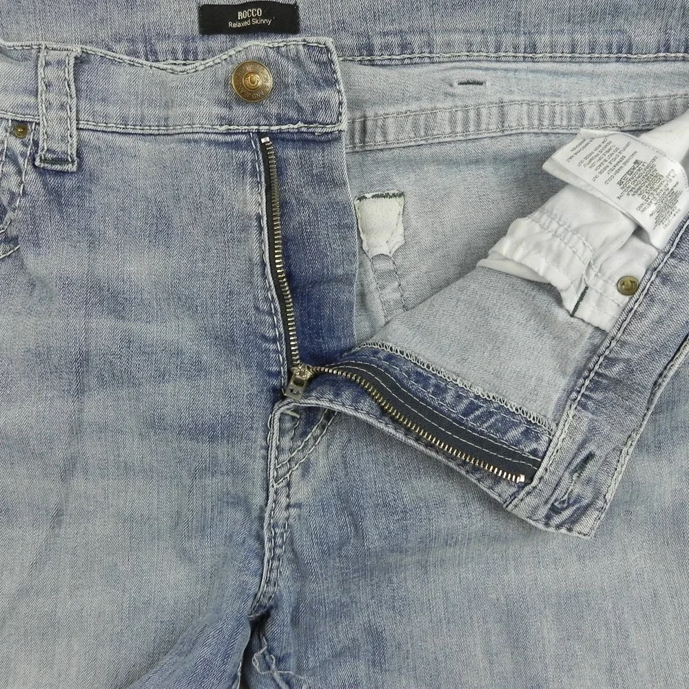 True‎ Religion Jeans Mens 44 World Tour Rocco Relaxed Skinny Stretch Denim Blue